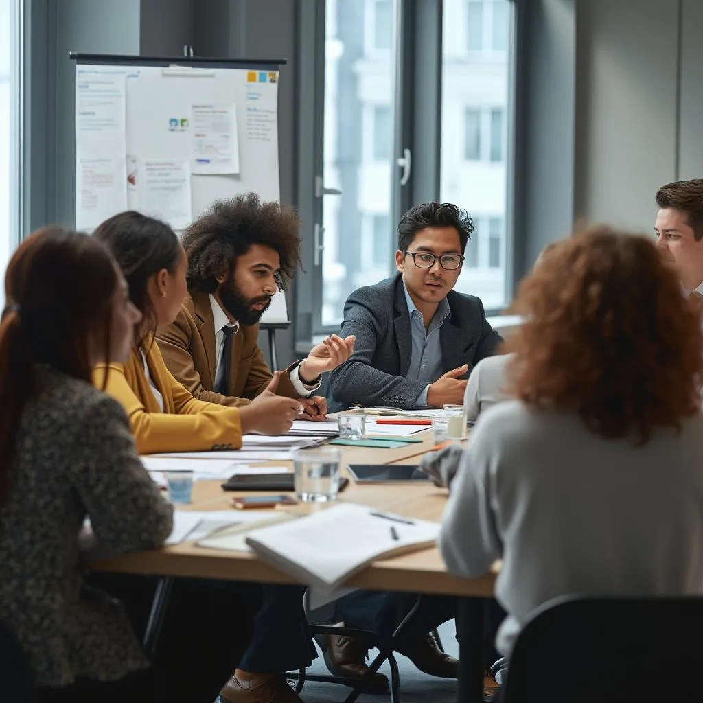 Sesión de capacitación interactiva